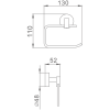 БумагоДержатель Haiba HB 1703-3
