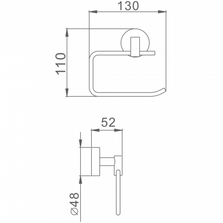 БумагоДержатель Haiba HB 1703-3