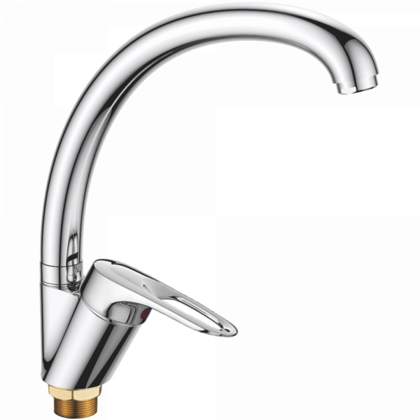 Смеситель для кухни Haiba HB 4104-2, хром