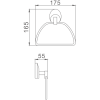 Полотенцедержатель Haiba HB 1604-2