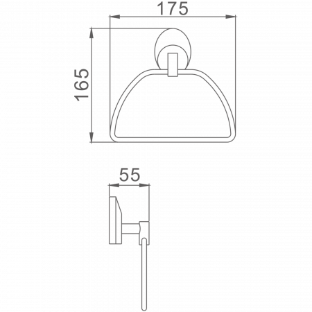 Полотенцедержатель Haiba HB 1604-2