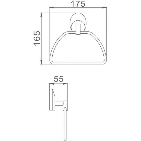 Полотенцедержатель Haiba HB 1604-2