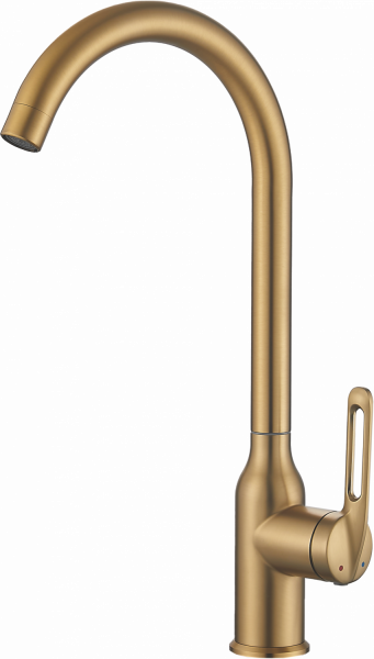 Смеситель для кухни, нержавеющая сталь, золото HB 40830-5