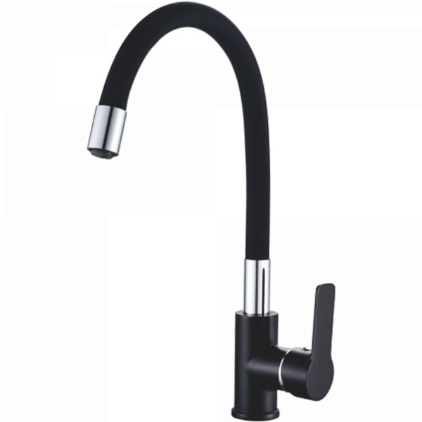 Смеситель для кухни Haiba HB 70113-7, черный