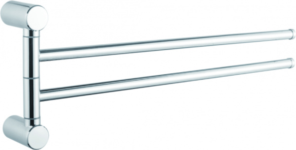Держатель для полотенец, двойной, поворотный 400 мм, хром HB 8412