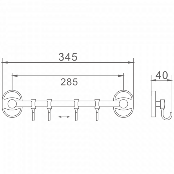 4 крючка Haiba HB 1915-4