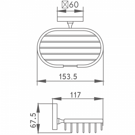 Мыльница HB 9002-1