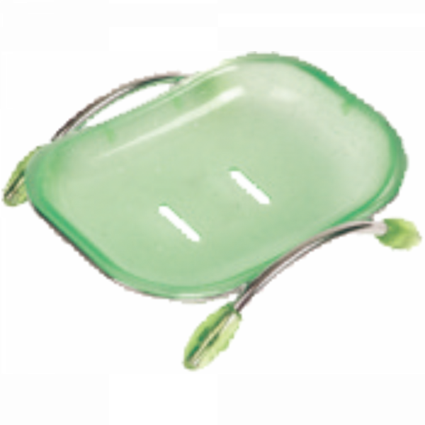 Мыльница пластиковая/настольная (зеленая) Haiba HB 333