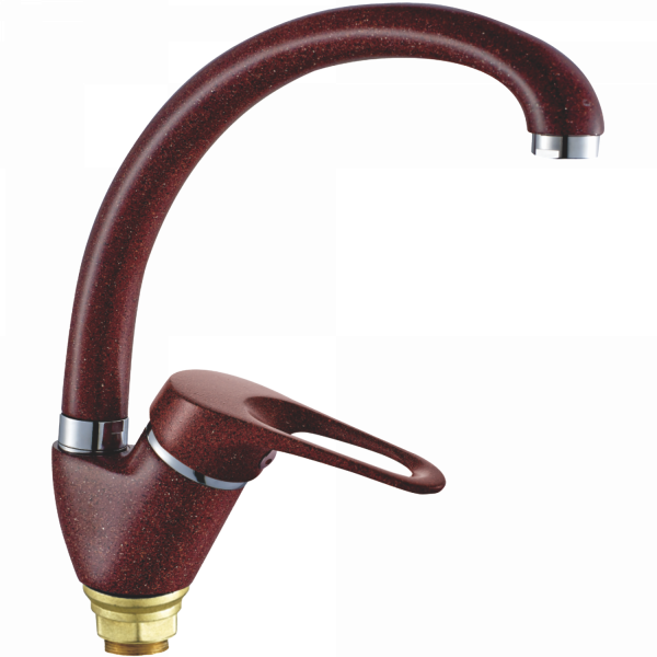 Смеситель для кухни Haiba HB 4113-11, бордовый