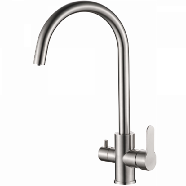 Смеситель для кухни Haiba HB 76801, сталь