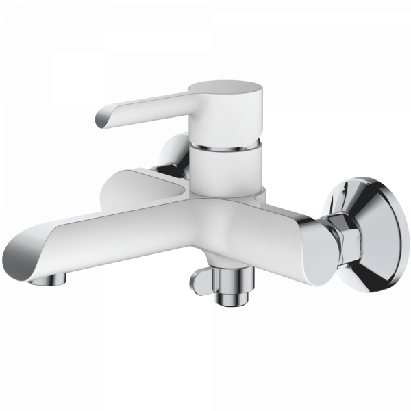 Смеситель для ванны Haiba HB 60805-8, белый