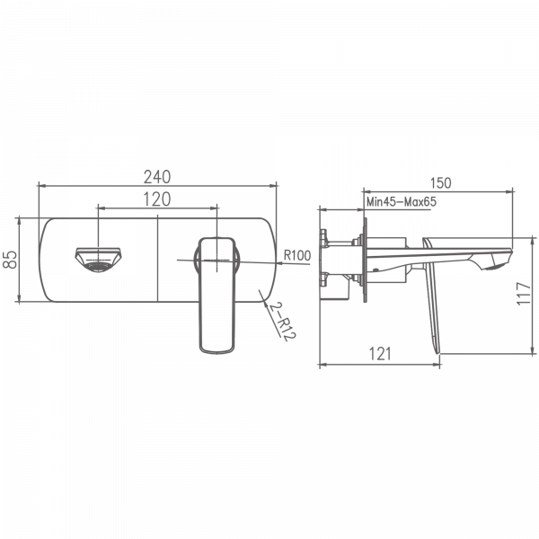 Смеситель для раковины Haiba HB 80548-7
