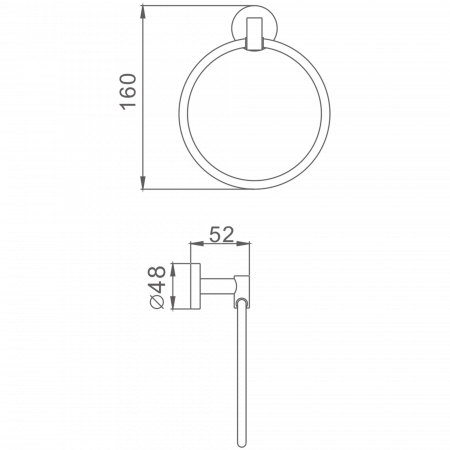 ПолотенцедержательHaiba HB 1704