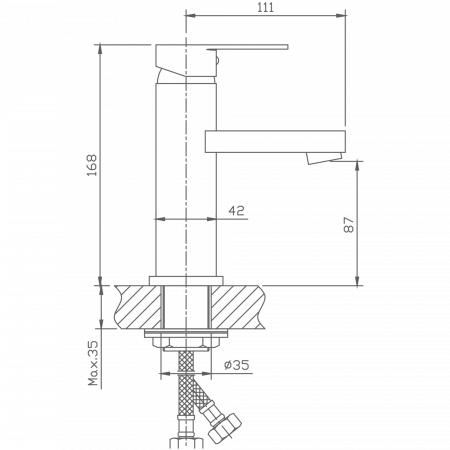 Смеситель для раковины Haiba HB 1002